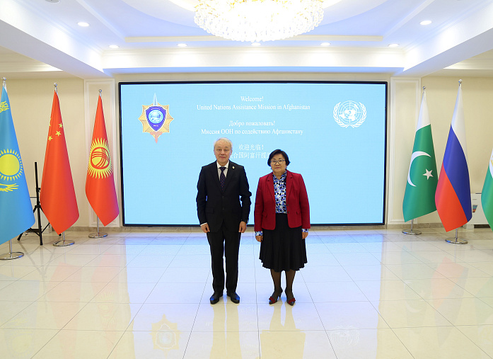 Executive Committee of SCO RATS meets with the delegation of the UN Assistance Mission in Afghanistan