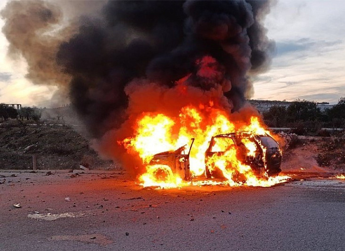 The US-led coalition launched an airstrike in Syria's Idlib province