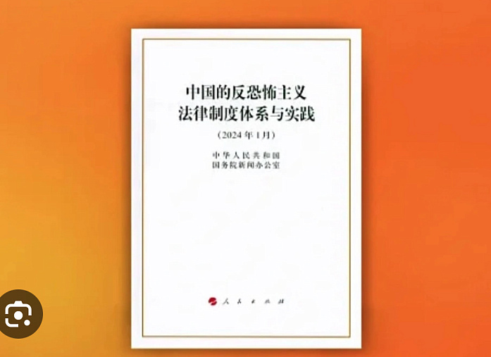 China publishes White Paper on Countering Terrorism