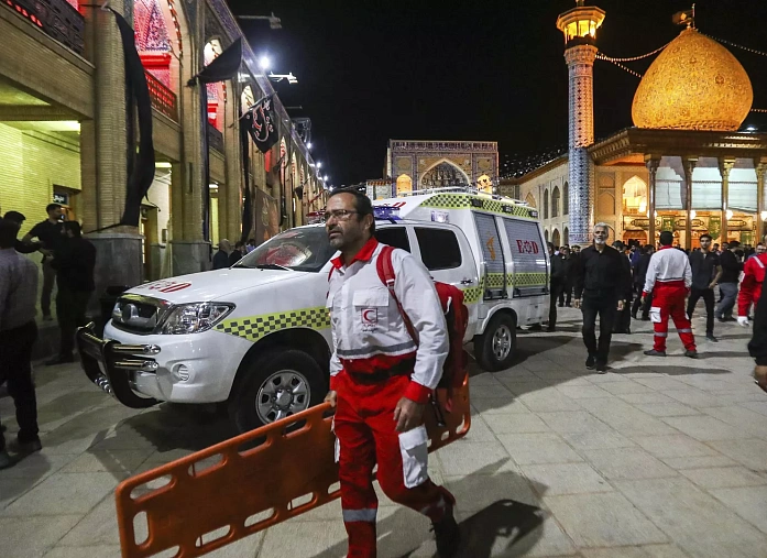 ISIS militants committed a terrorist attack in Shāh Chérāgh mosque
