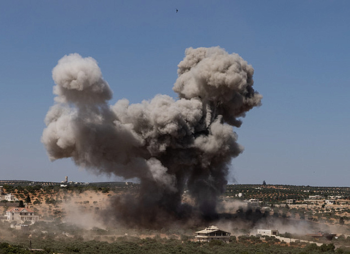 Russian Aerospace Forces destroy a training camp and a warehouse of terrorists in Syria
