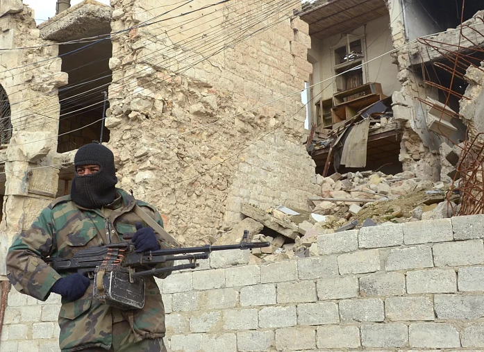 The Syrian Armed Forces destroyed terrorists' armored vehicles in three regions