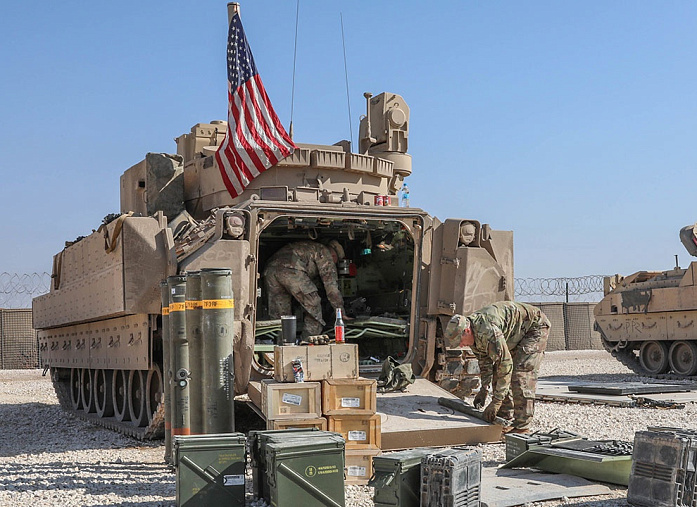Drones attack a US military base in Syria