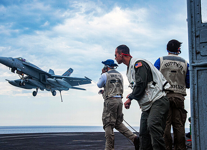 Washington approved strikes on Iraq and Syria in retaliation to an attack on US base