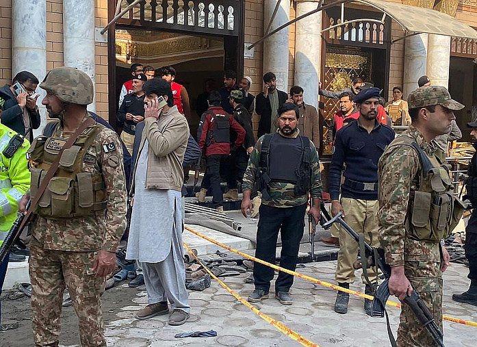Death toll from Pakistan mosque suicide bombing rises to 74