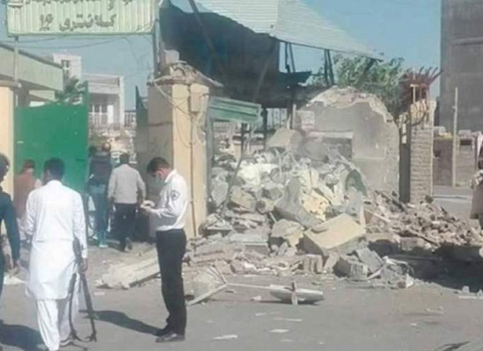 Two law enforcement officers died after an attack by unknown persons on a police station in Iran